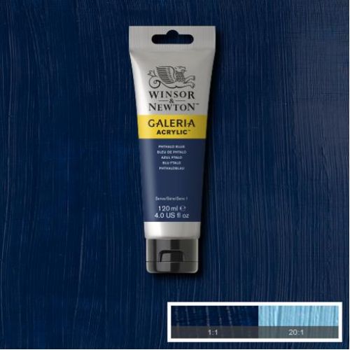Winsor & Newton Galeria Akrilik Boya Phthalo Blue 120 Ml Winsor & Newton Galeria Akrilik Boya Phthalo Blue 120 Ml